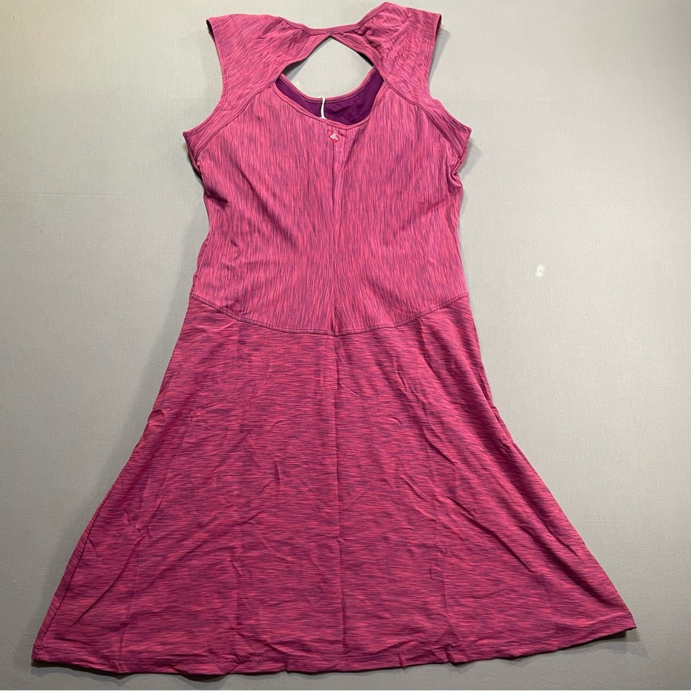 NWT Prana Calico Sleeveless Fit & Flare Dress, Keyhole Back - Womens Medium - Picture 10 of 16
